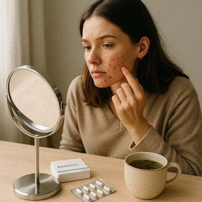 Antibiotique et acné hormonale : efficacité, limites et alternatives