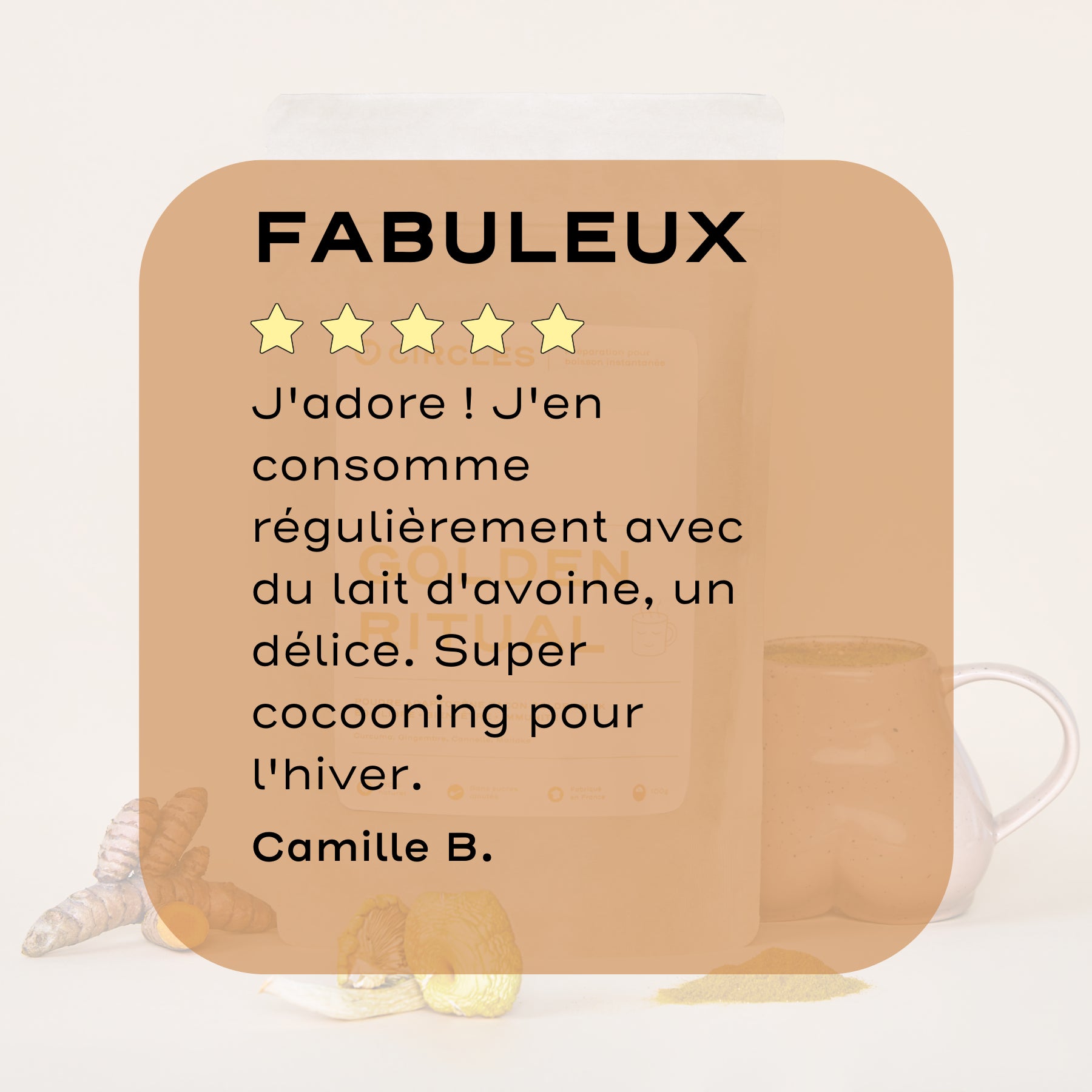 GOLDEN RITUAL : Boisson adaptogène en poudre – Circles