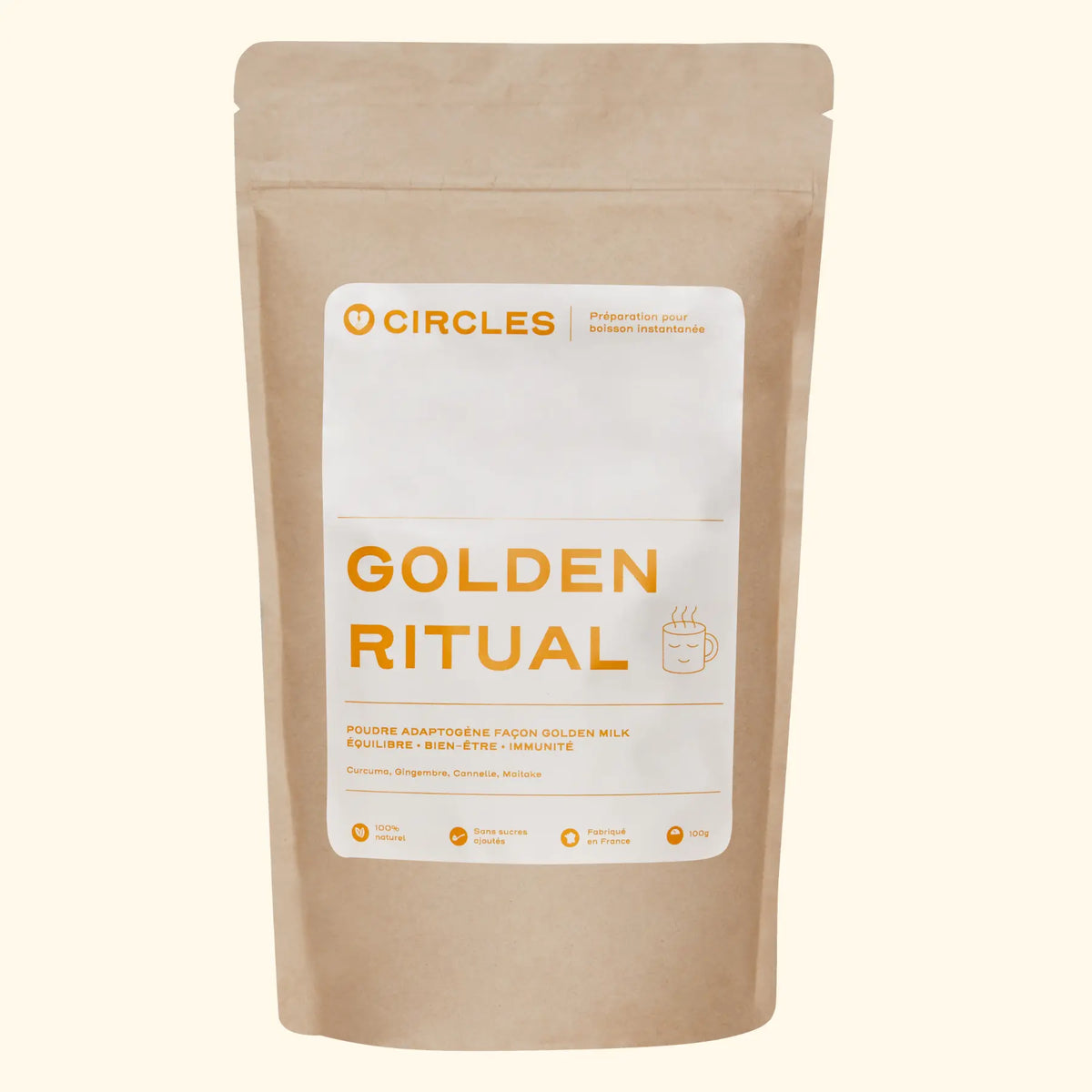 GOLDEN RITUAL : Boisson adaptogène en poudre – Circles